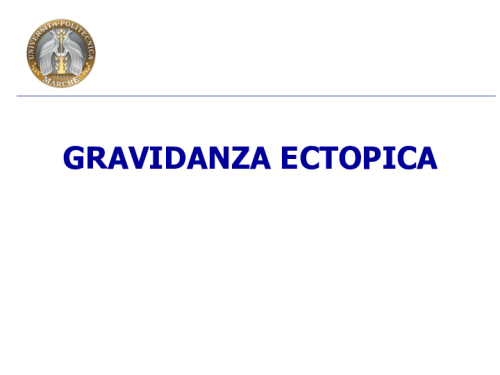 GIN15b 17-11-2017 Gravidanza ectopica